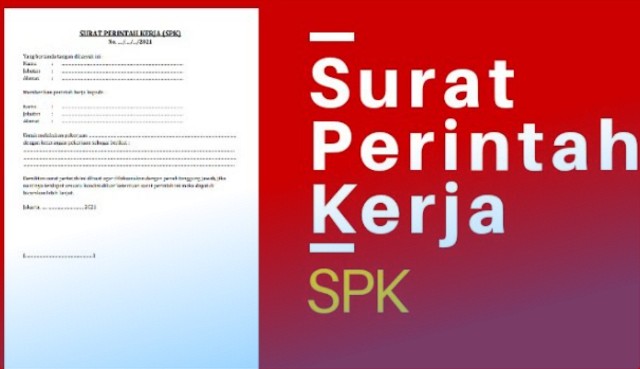 Syarat Umum Surat Perintah Kerja SPK